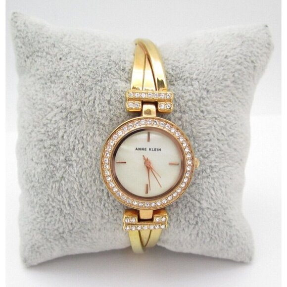 Women's Anne Klein Quartz WR Analog 26mm Dial Causal Round Watch (G486) - Picture 1 of 10